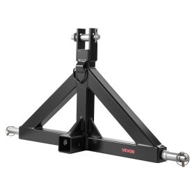 3 Point 2" Trailer Hitch Receiver Tractor Quick Hitch Adapter 3000lbs Capacity